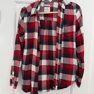 Red and Black Flannel Shirt